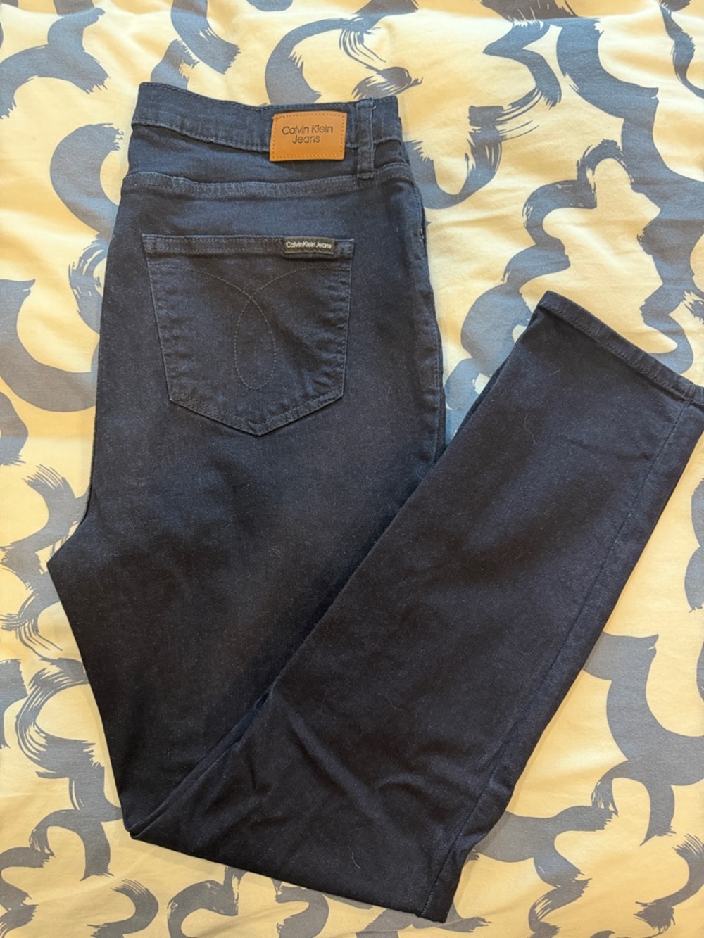 Calvin Klein Jeans Navy Slim Stretch Jeans